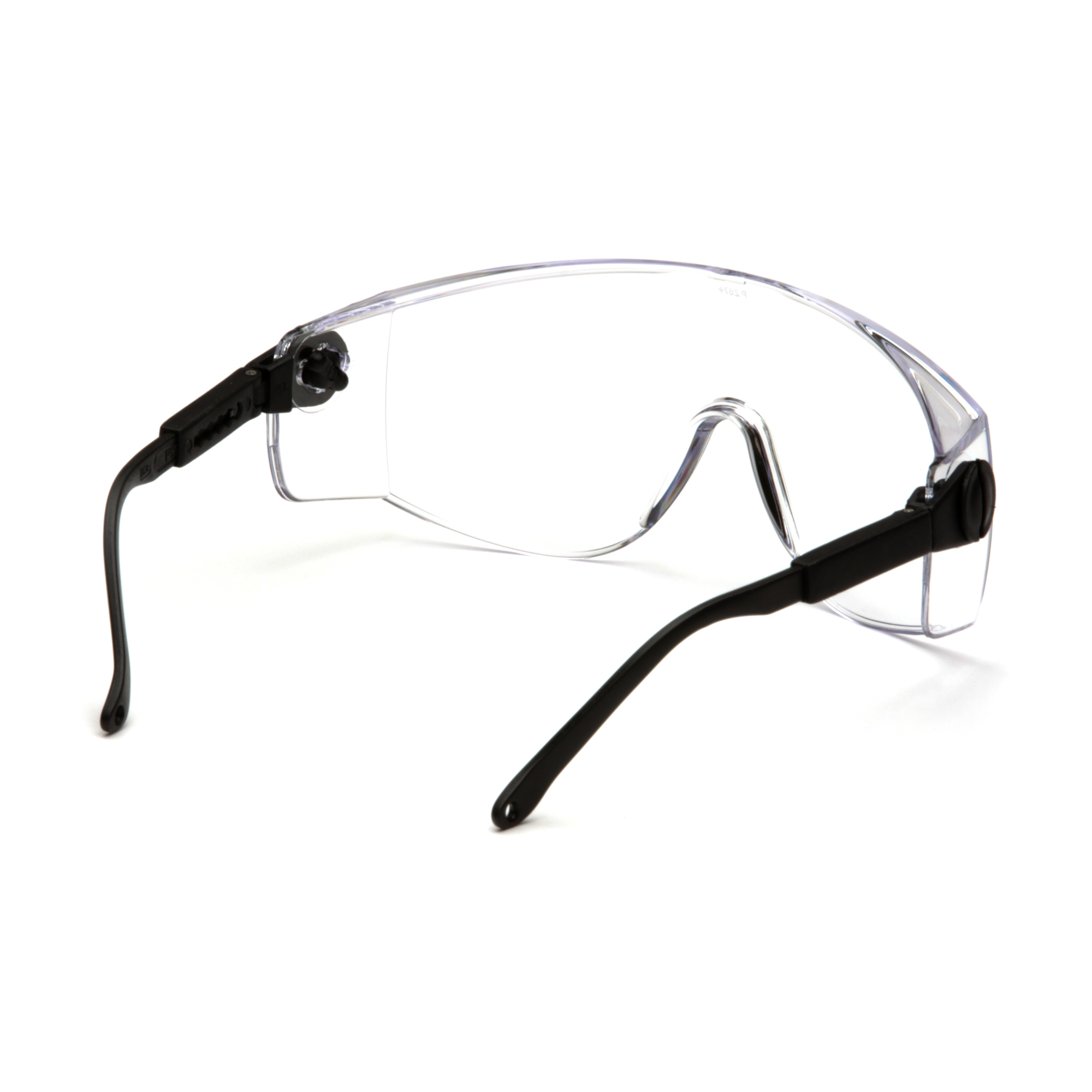 Pyramex Safety Cappture Plus Safety Glasses — Gray Temples, Gray H2X Anti-Fog Lens, Rubber Gasket, Model# S9920STMRG